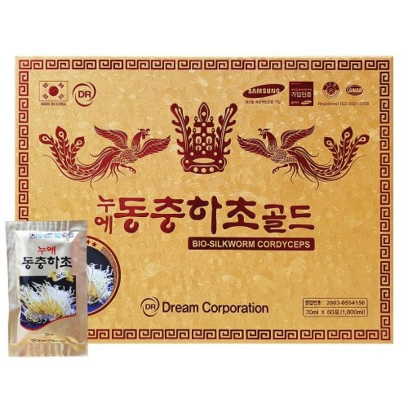 Silkworm Cordyceps Gold Healthy habits for a lively day 30ml 60 packets 2 months supply, 1.8L, 1 unit
Silkworm Cordyceps Gold Healthy habits for a lively day 30ml 60 packets 2 months supply, 1.8L, 1 unit