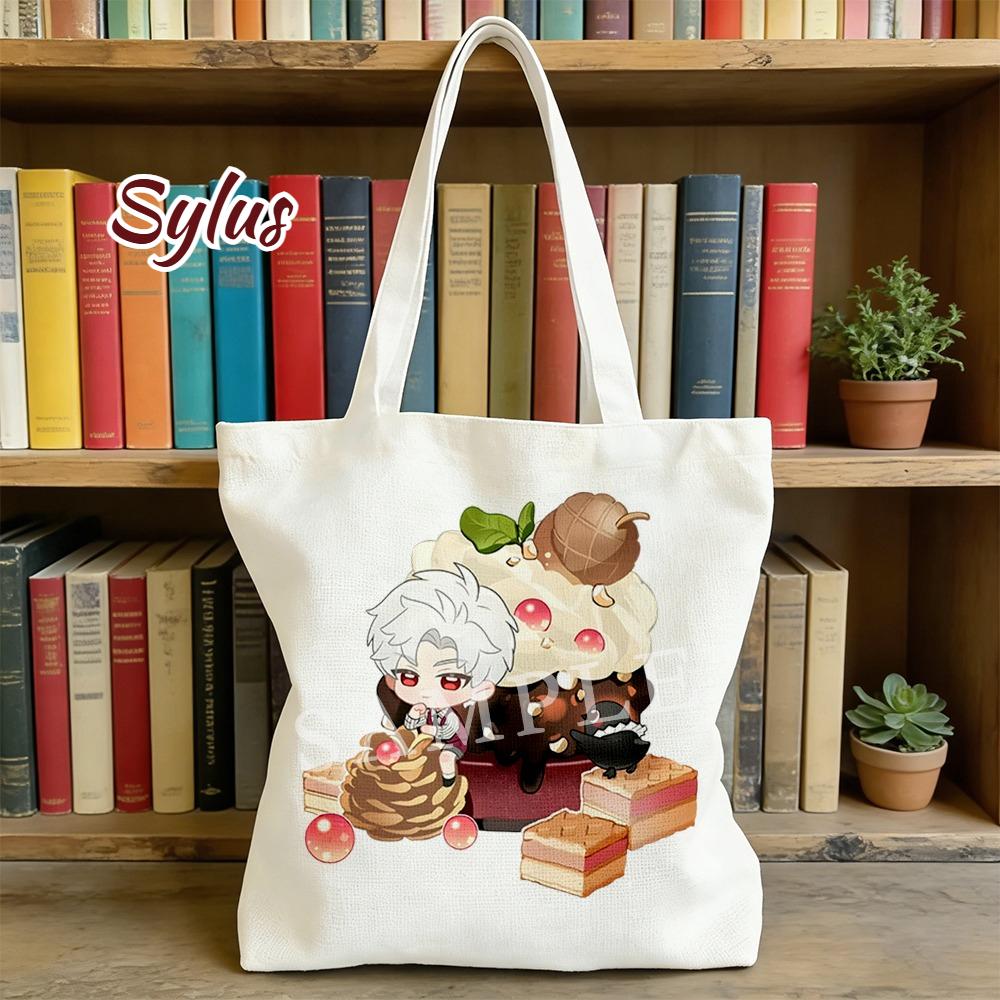 Love and Deepspace Cartoon Character Dessert Canvas Bag Sylus Rafayel Zayne Xavier 35x40CM Fans Daily Single Shoulder Bag Gift
Love and Deepspace Cartoon Character Dessert Canvas Bag Sylus Rafayel Zayne Xavier 35x40CM Fans Daily Single Shoulder Bag Gift