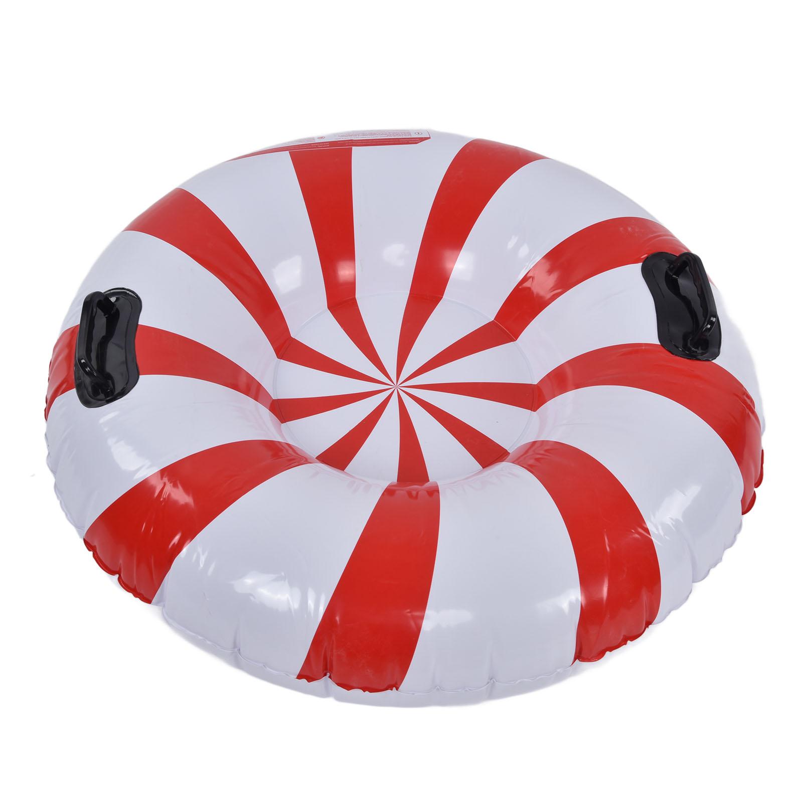 Round Winter Snow Tube Adult PVC Inflatable Skiing Ring with 2 Handles for Outdoor Snowboarding Red
Round Winter Snow Tube Adult PVC Inflatable Skiing Ring with 2 Handles for Outdoor Snowboarding Red