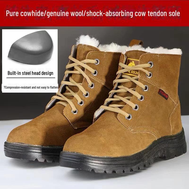 Extra Thick Wool and Real Cowhide Snow Boots - Non-Slip, Cold-Proof Cotton Boots 44
Extra Thick Wool and Real Cowhide Snow Boots - Non-Slip, Cold-Proof Cotton Boots 44