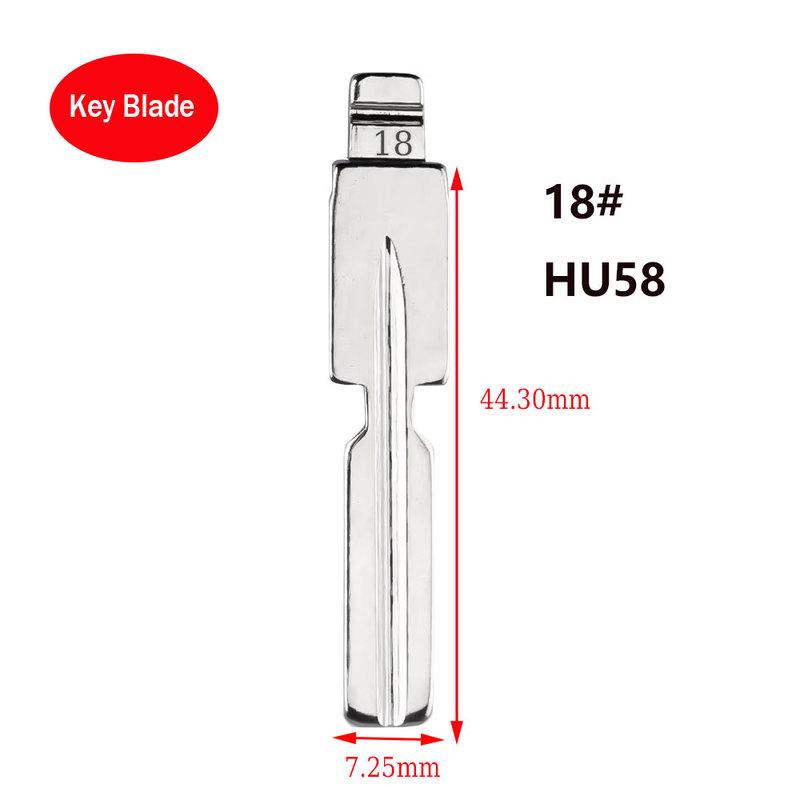 10pcs 18# HU58 Uncut Key Blanks Flip Metal KD Key Blade for BMW for KD Keydiy Xhorse VVDI Remotes Universal No.18 Car Key Blank
10pcs 18# HU58 Uncut Key Blanks Flip Metal KD Key Blade for BMW for KD Keydiy Xhorse VVDI Remotes Universal No.18 Car Key Blank