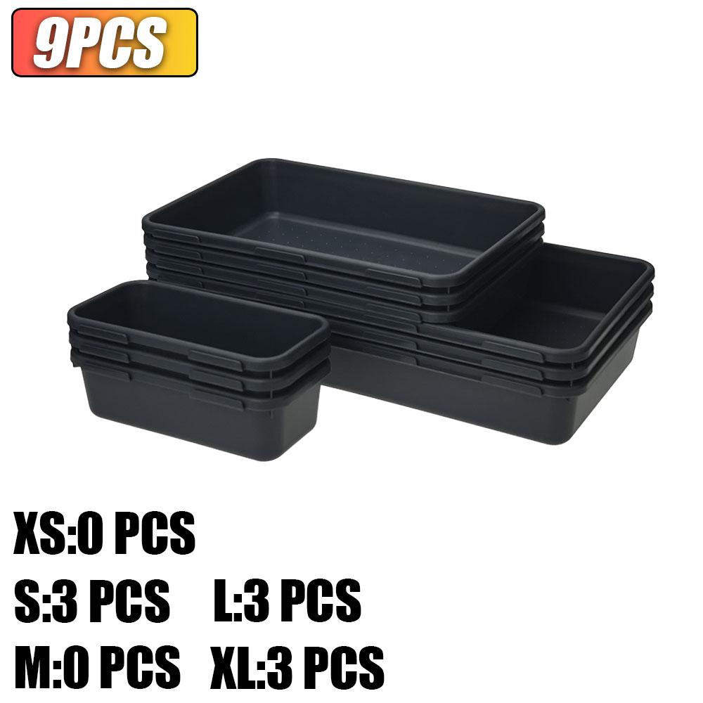 61/45/34/24/9 шт. Органайзеры для ящиков стола 5 размеров, сблокированные, неглубокие, органайзер для инструментов, разделители лотков, контейнеры для хранения инструментов
61/45/34/24/9 шт. Органайзеры для ящиков стола 5 размеров, сблокированные, неглубокие, органайзер для инструментов, разделители лотков, контейнеры для хранения инструментов