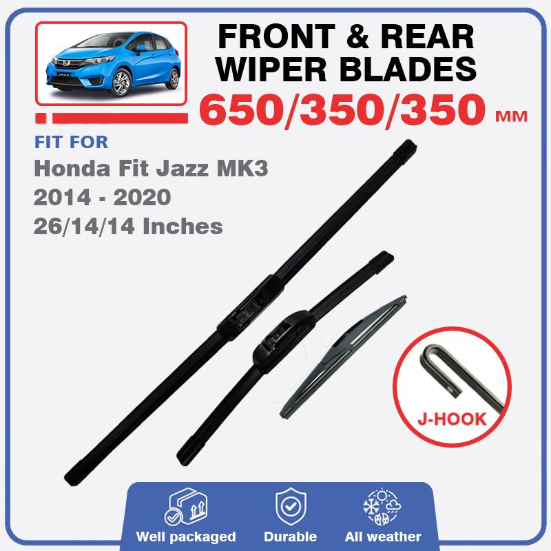 For Honda Fit Jazz 3 MK3 GK GH GP 2014 - RS Front Rear Windshield Wiper Blades 26 +14 +14 Windscreen Cleaning Accessories RHD
For Honda Fit Jazz 3 MK3 GK GH GP 2014 - RS Front Rear Windshield Wiper Blades 26 +14 +14 Windscreen Cleaning Accessories RHD