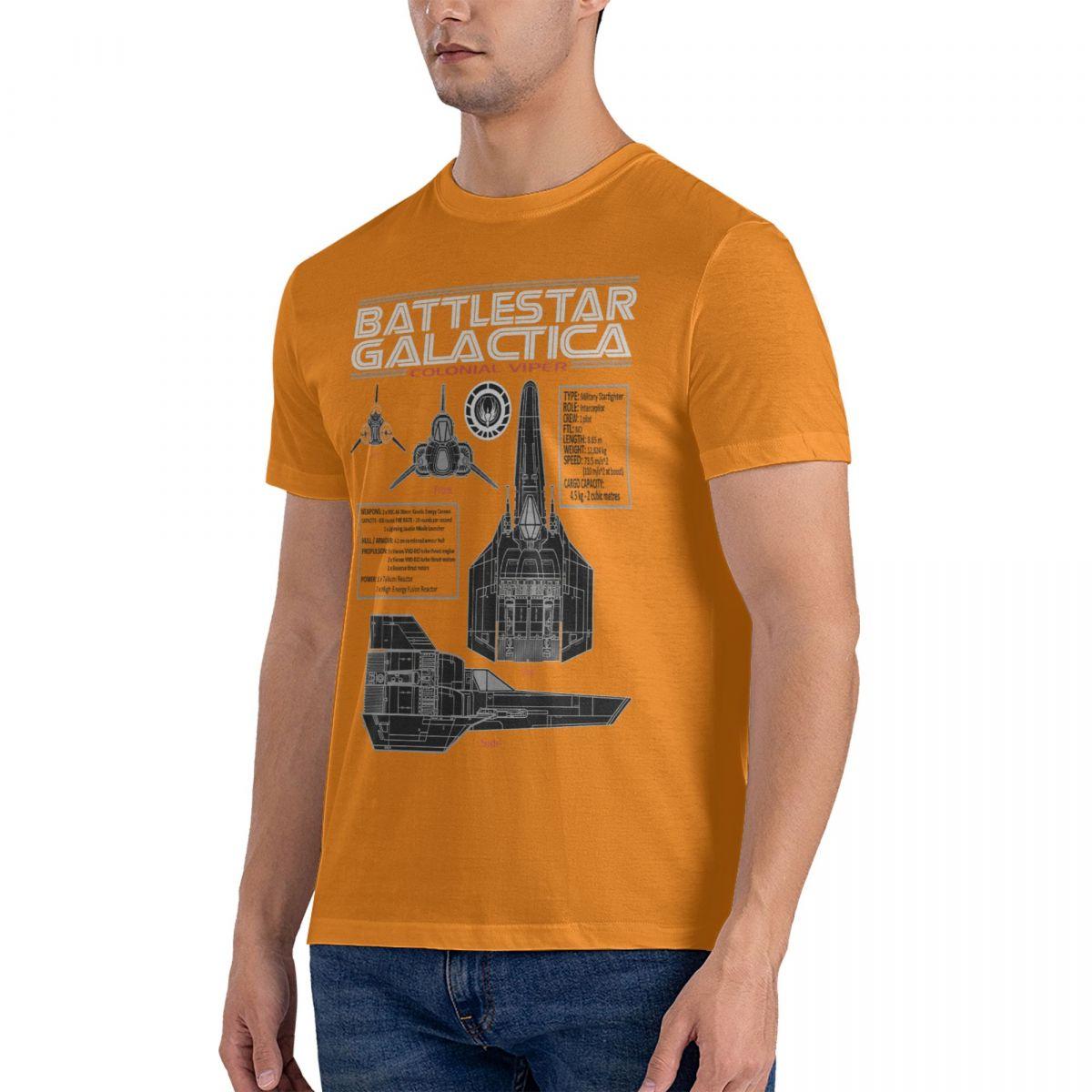 Summer Men Casual Fashion Battlestar Galactica Colonial Viper Blueprints T-shirt Casual Loose Crew Neck Harajuku Unisex Tee 4XL
Summer Men Casual Fashion Battlestar Galactica Colonial Viper Blueprints T-shirt Casual Loose Crew Neck Harajuku Unisex Tee 4XL