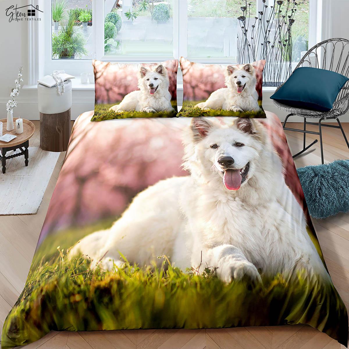 Lovely Dog Animal 3d Printed Comfortable Quilt Cover Beding Set Textile Products Pilowcase Comfortable Quilt Cover Thre-Piece Set Children s Gift 135*200cm Eu-Single
Lovely Dog Animal 3d Printed Comfortable Quilt Cover Beding Set Textile Products Pilowcase Comfortable Quilt Cover Thre-Piece Set Children s Gift 135*200cm Eu-Single