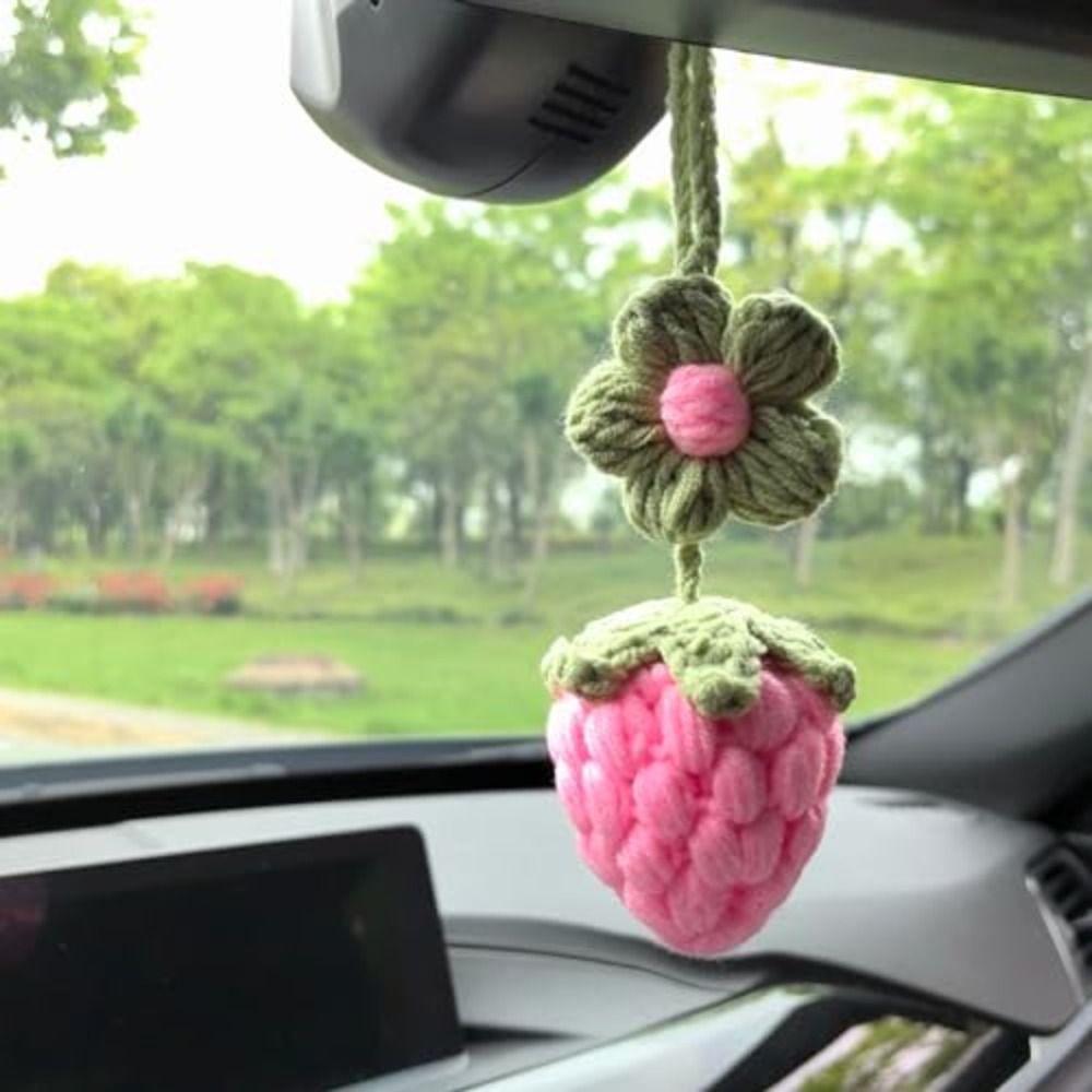 Cute Knitted Strawberry Pendant Crochet Knitted Bookmark High quality Strawberry Keychain
Cute Knitted Strawberry Pendant Crochet Knitted Bookmark High quality Strawberry Keychain