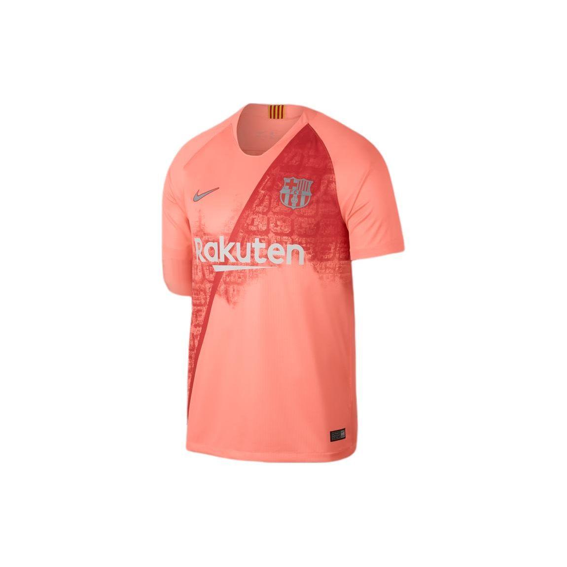 Nike Round Neck Pullover Letter Print Raglan Short Sleeve Football Shirt Barcelona Unisex Tops Orange-Red 918989-694 XL
Nike Round Neck Pullover Letter Print Raglan Short Sleeve Football Shirt Barcelona Unisex Tops Orange-Red 918989-694 XL