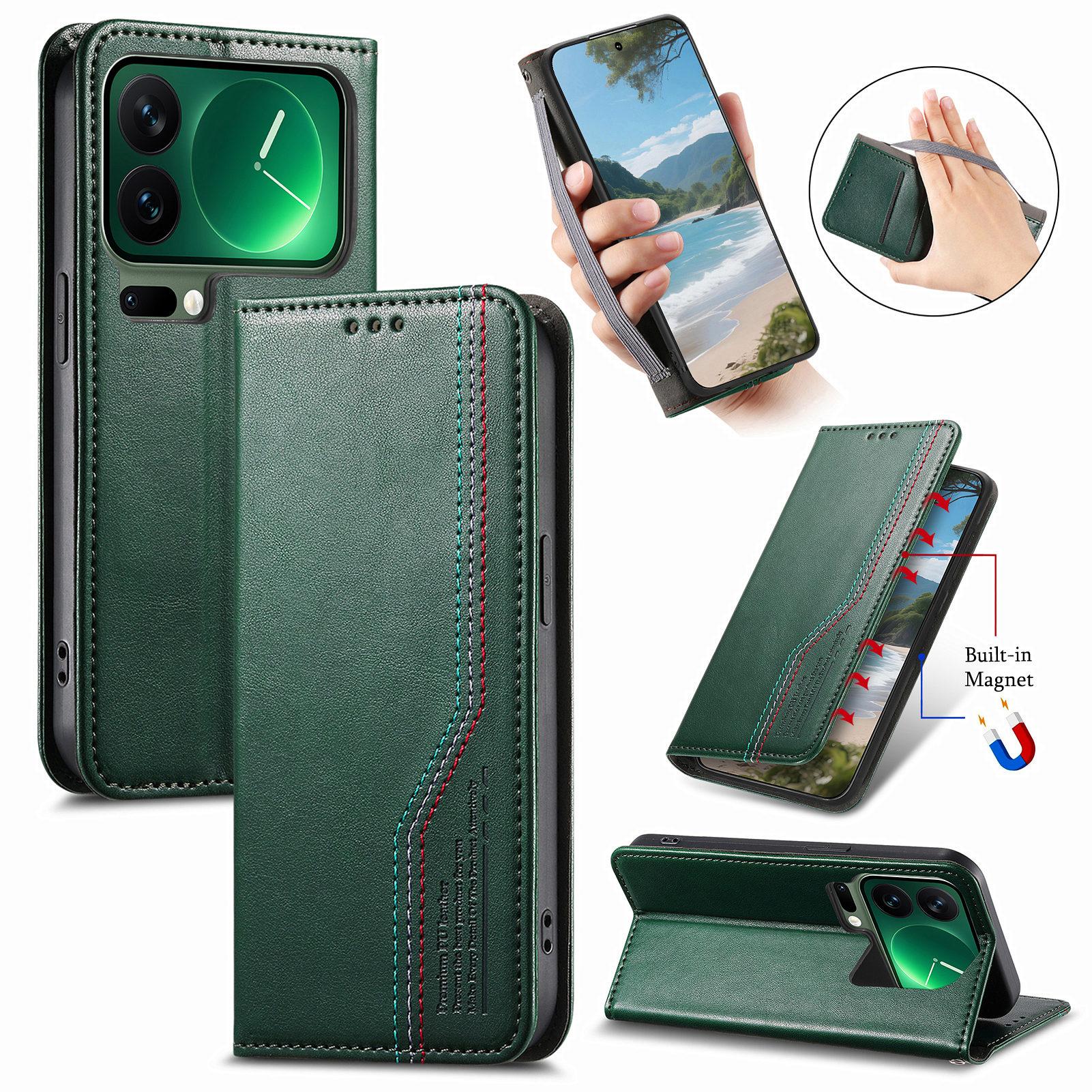 For Xiaomi 17 Pro Max Case Wallet Tri-Color Stitching Leather Phone Cover with Elastic Wristband
For Xiaomi 17 Pro Max Case Wallet Tri-Color Stitching Leather Phone Cover with Elastic Wristband