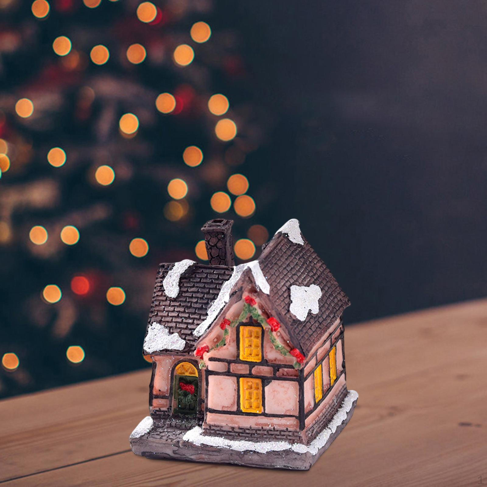 Christmas Snow Village House Scene Ornament Building Resin for Home Desktop 7.5cmx6.5cmx5.5cm
Christmas Snow Village House Scene Ornament Building Resin for Home Desktop 7.5cmx6.5cmx5.5cm