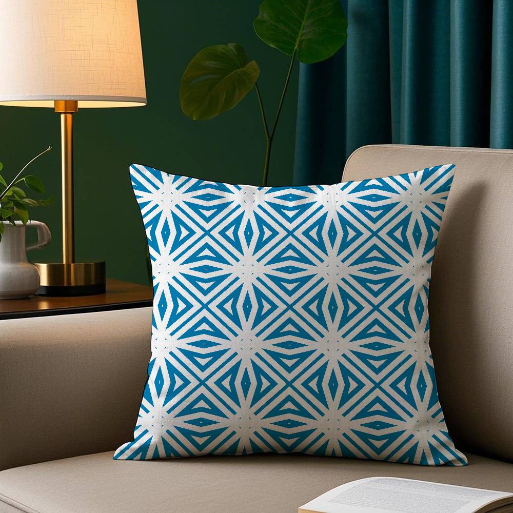 Blue and White Geometric Pillow Case Plush Fabric Soft Pillowcase Double Sided Print Sofa Cushion Cover Throw 12x12Inch
Blue and White Geometric Pillow Case Plush Fabric Soft Pillowcase Double Sided Print Sofa Cushion Cover Throw 12x12Inch