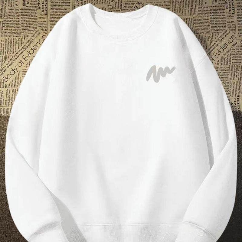 Minimalist American-Style Crewneck Sweatshirt, Black, Unisex, Loose Fit, Versatile, for Young Couples, Spring and Autumn, Fleece-Lined Top/Jacket White Regular Style 3XL
Minimalist American-Style Crewneck Sweatshirt, Black, Unisex, Loose Fit, Versatile, for Young Couples, Spring and Autumn, Fleece-Lined Top/Jacket White Regular Style 3XL