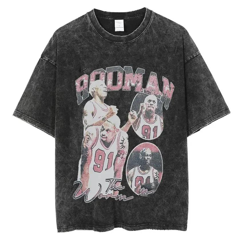 Hot Sale Dennis Rodman Basketball Poster Graphic Print T-Shirt Men Women Vintage Washed Short Sleeve Loose Oversized Top Streetwear Summer New Tee XXXL слонова кістка
Hot Sale Dennis Rodman Basketball Poster Graphic Print T-Shirt Men Women Vintage Washed Short Sleeve Loose Oversized Top Streetwear Summer New Tee XXXL слонова кістка