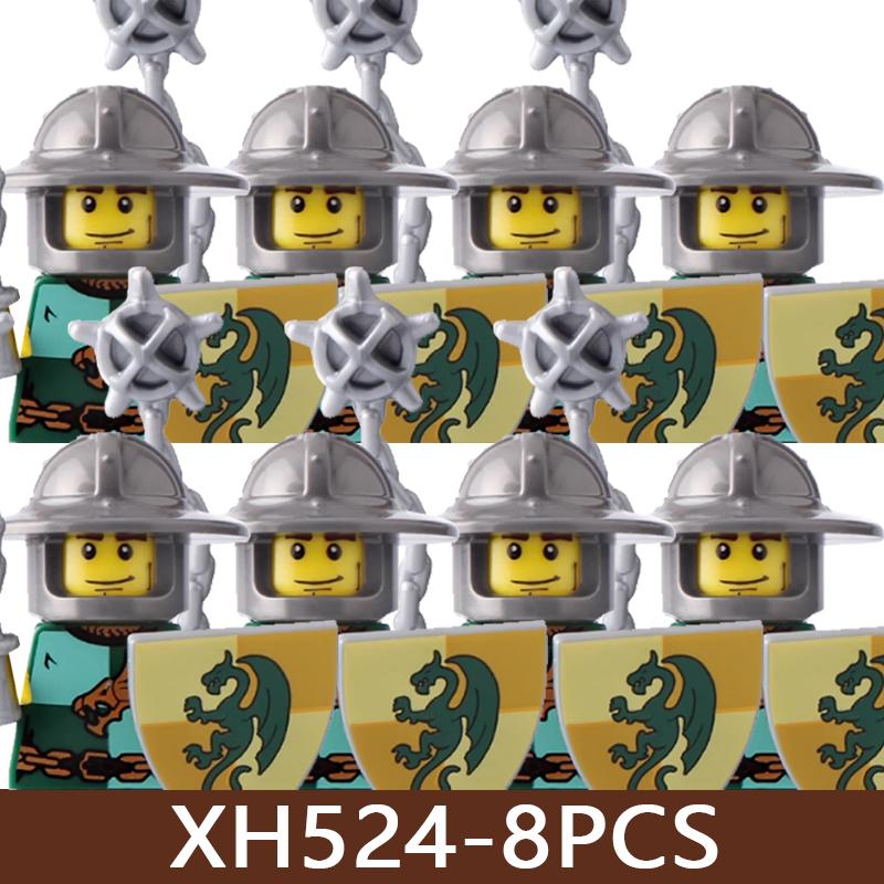 8pcs Medieval Castle Soldier Figures Building Blocks Military Roman Empire Knight Guard Heavy Cavalry Infantry Warrior Bricks Toy Boy
8pcs Medieval Castle Soldier Figures Building Blocks Military Roman Empire Knight Guard Heavy Cavalry Infantry Warrior Bricks Toy Boy