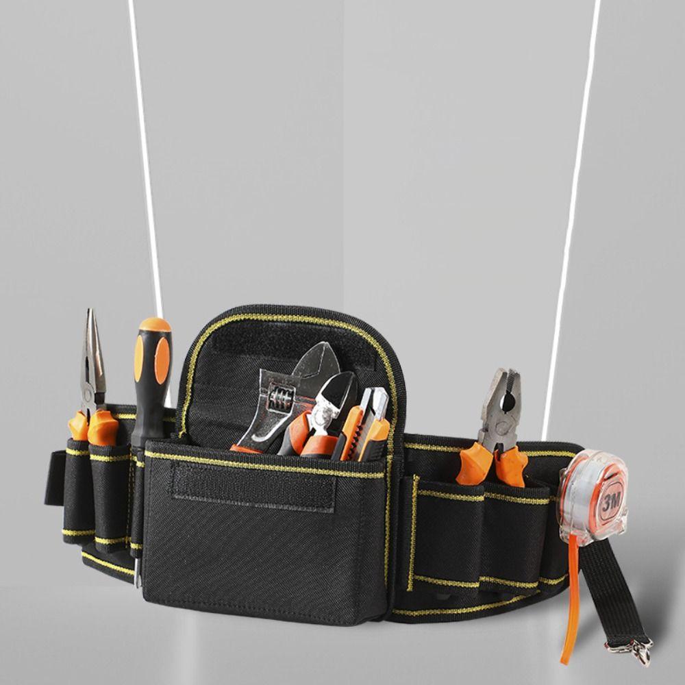 Multi-functional Electrician s Tool Bag Wear-resistant Waist Pack Hardware Tool Kit Man чёрный
Multi-functional Electrician s Tool Bag Wear-resistant Waist Pack Hardware Tool Kit Man чёрный
