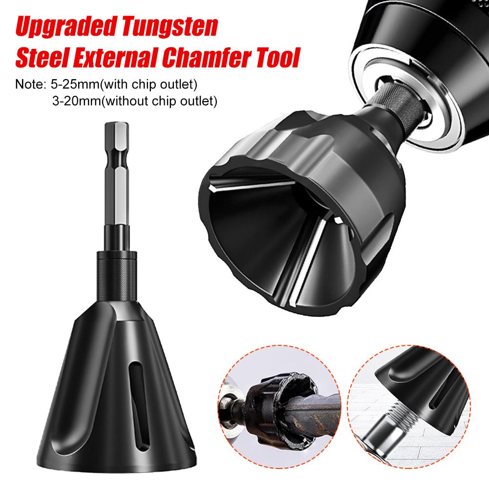 1Pc 3-20mm/5-25mm Drill Bit Deburring External Chamfer Tool Tungsten Steel Remove Burr For Repair Bolt Thread Drilling Tools
1Pc 3-20mm/5-25mm Drill Bit Deburring External Chamfer Tool Tungsten Steel Remove Burr For Repair Bolt Thread Drilling Tools