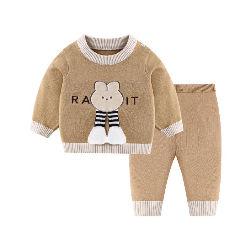 Spring & Autumn Knit Sweater Set - Girls Fashionable Infant Outfit, 2025 New 90 cm
Spring & Autumn Knit Sweater Set - Girls Fashionable Infant Outfit, 2025 New 90 cm
