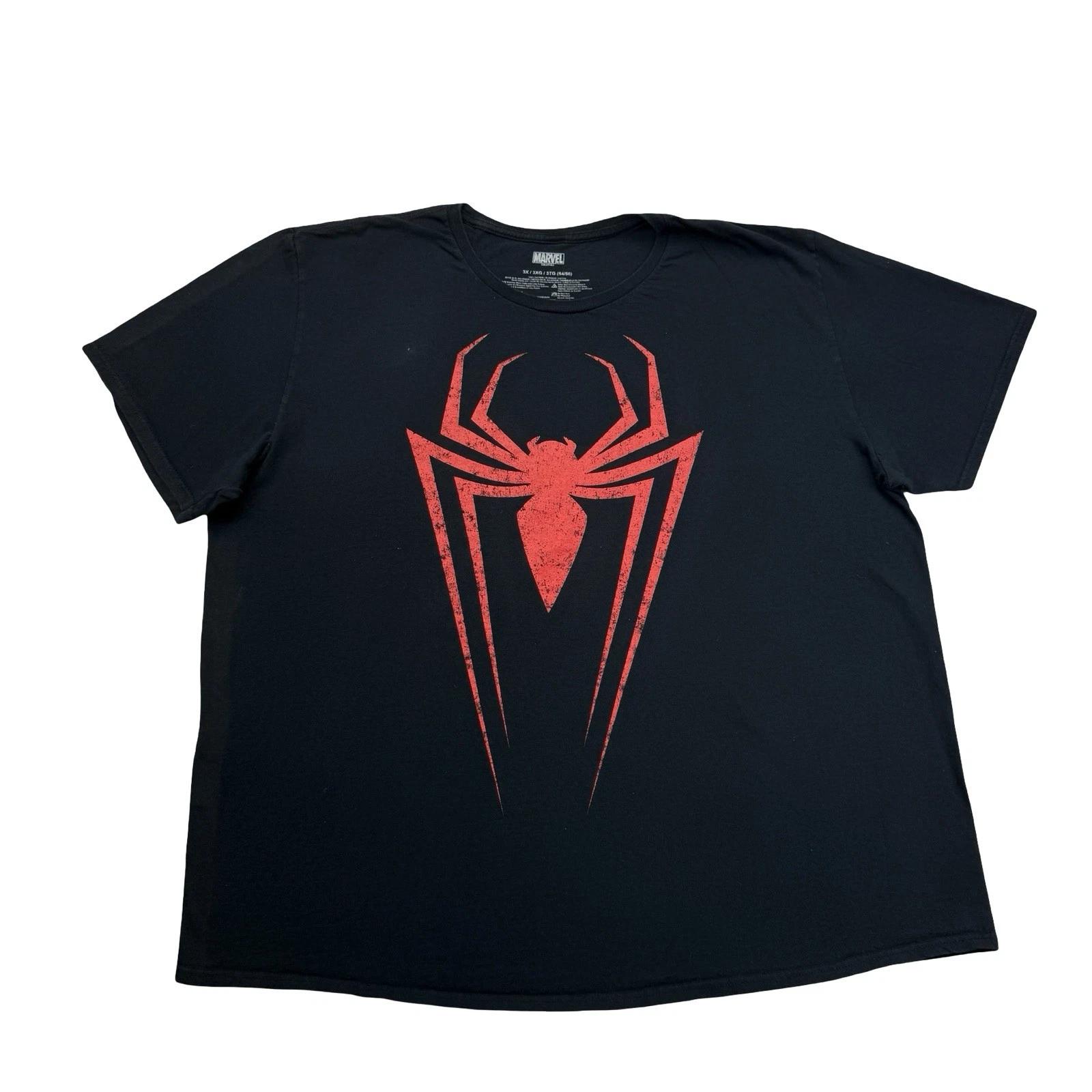 Marvel Spider Man Shirt Mens 3X Black Red Short Sleeve Cotton Crew Neck Comics XL
Marvel Spider Man Shirt Mens 3X Black Red Short Sleeve Cotton Crew Neck Comics XL