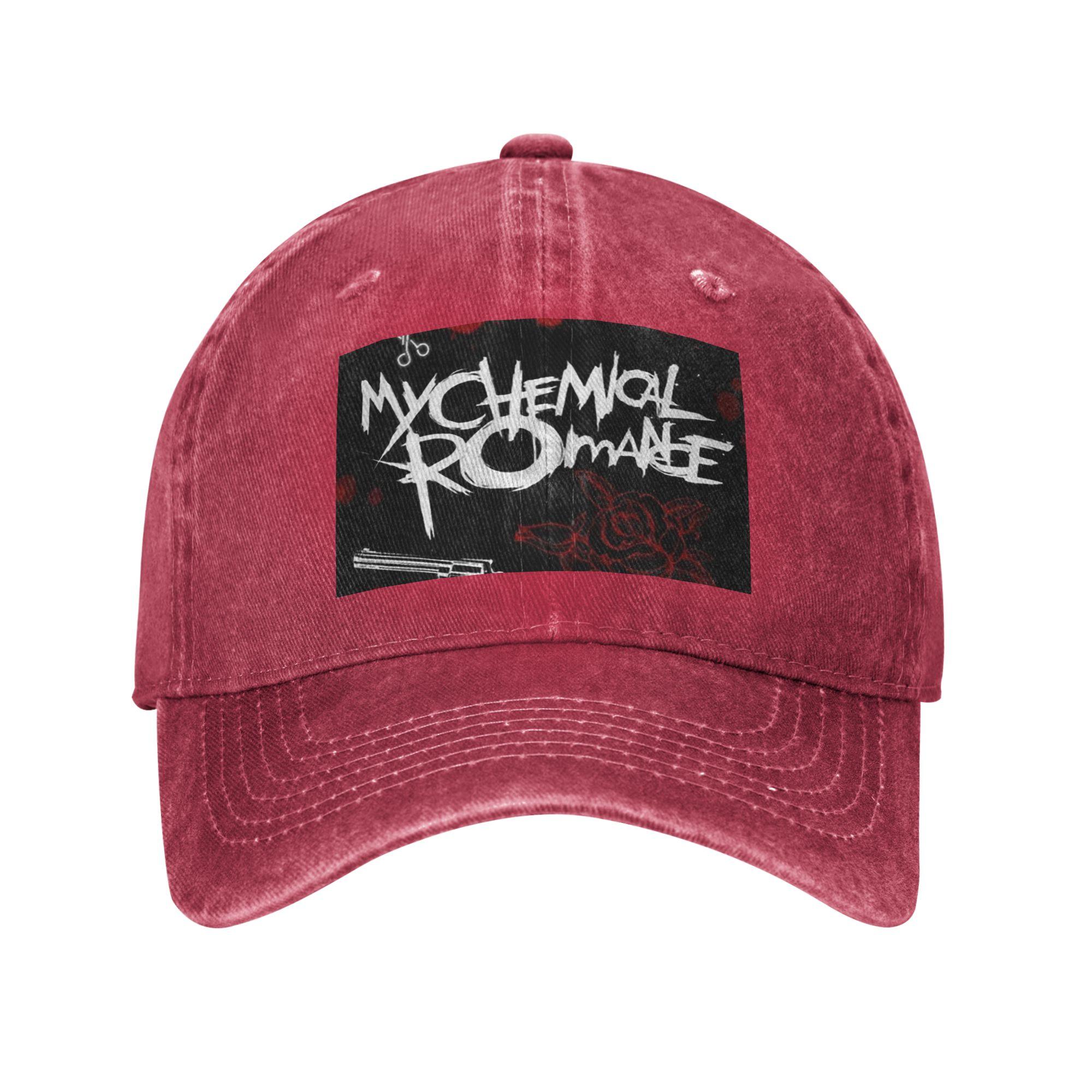 Mcr Band Punk Rock My Chemical RoUnisexce Denim Cap Casual Baseball Caps Adjustable Hat Summer Unisex Baseball Hats One Size
Mcr Band Punk Rock My Chemical RoUnisexce Denim Cap Casual Baseball Caps Adjustable Hat Summer Unisex Baseball Hats One Size