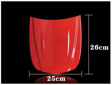 Plastic cover model-STR convex red
Plastic cover model-STR convex red