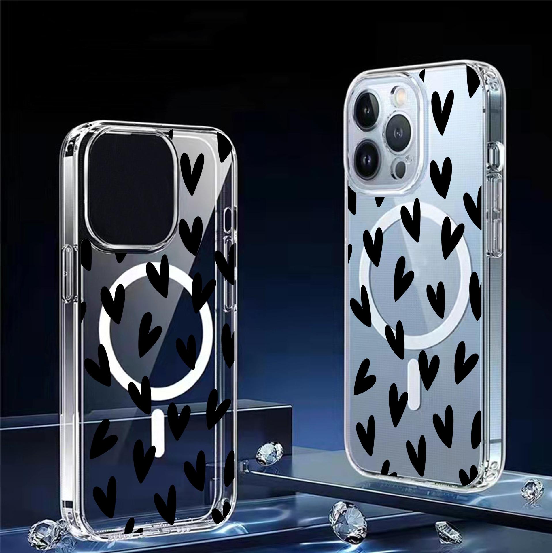 Black Heart Magnetic iPhone 15/16/17 Pro Max Case, Transparent Full Coverage iPhone 12/12 Pro прозорий
Black Heart Magnetic iPhone 15/16/17 Pro Max Case, Transparent Full Coverage iPhone 12/12 Pro прозорий