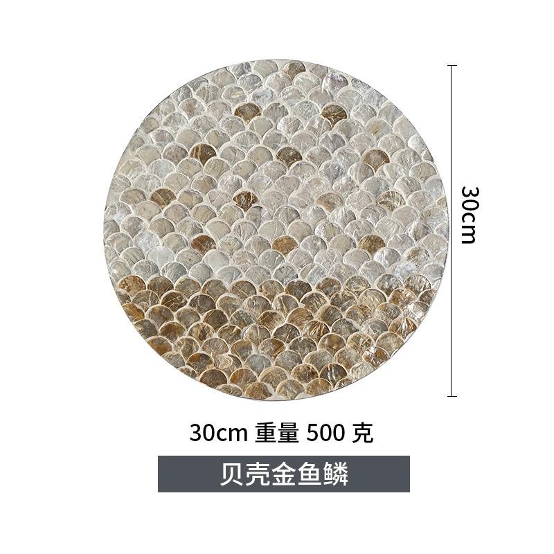 Rattan Round Shell Creative Storage Tray for Home Coffee Dining Light Luxury Retro Decor
Rattan Round Shell Creative Storage Tray for Home Coffee Dining Light Luxury Retro Decor