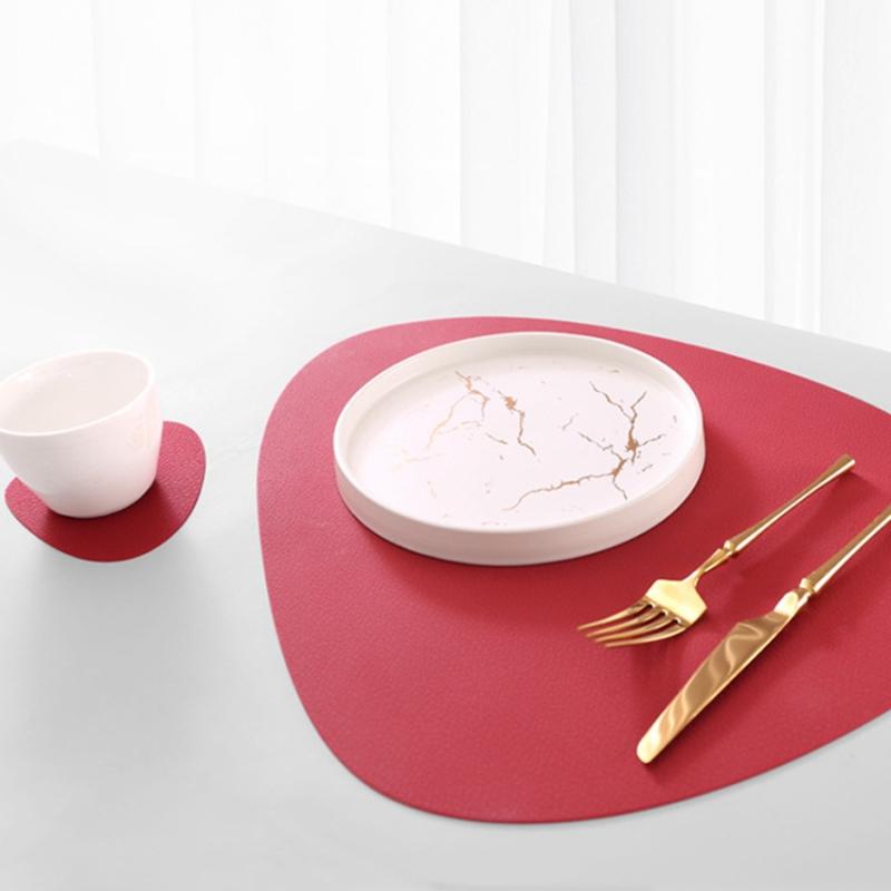 Desktop Silicone Dining Table Mat Heat Insulation Tableware Pad Set with Cup Mat Red
Desktop Silicone Dining Table Mat Heat Insulation Tableware Pad Set with Cup Mat Red