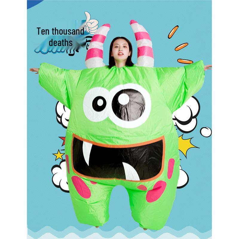 Inflatable TikTok-Style Green Monster Costume - Goofy Adult Cartoon Mascot Outfit Standard
Inflatable TikTok-Style Green Monster Costume - Goofy Adult Cartoon Mascot Outfit Standard