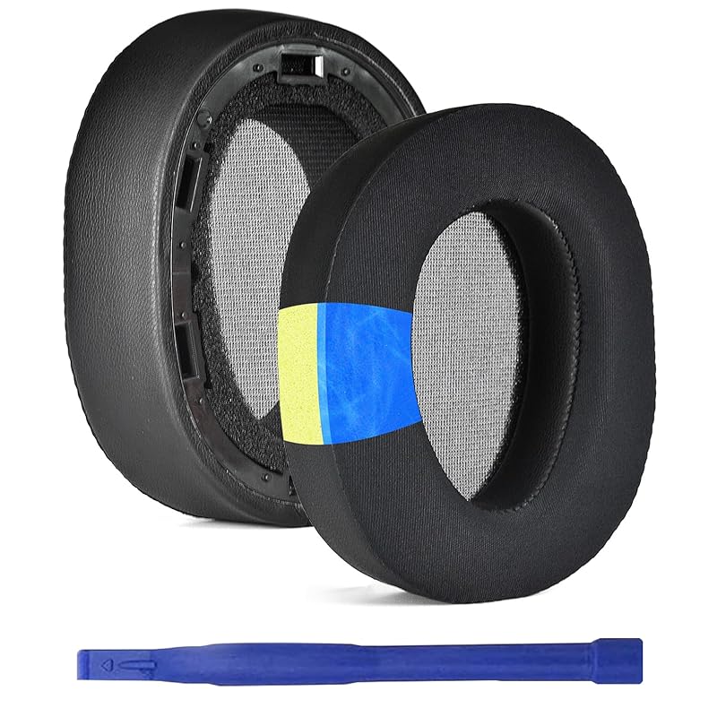 WH-H900N replacement ear pads cooling gel ear cushions Sony Compatible with WH-H900N and MDR-100ABN headphones ice fabric headphone ear pads (black)
WH-H900N replacement ear pads cooling gel ear cushions Sony Compatible with WH-H900N and MDR-100ABN headphones ice fabric headphone ear pads (black)