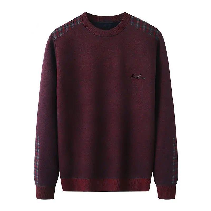 Men s Thickened Velvet Sweater with Plaid Accents - Round Neck Winter Top for Middle-Aged and Elderly Grandpas 2XL - 145-160 kg
Men s Thickened Velvet Sweater with Plaid Accents - Round Neck Winter Top for Middle-Aged and Elderly Grandpas 2XL - 145-160 kg