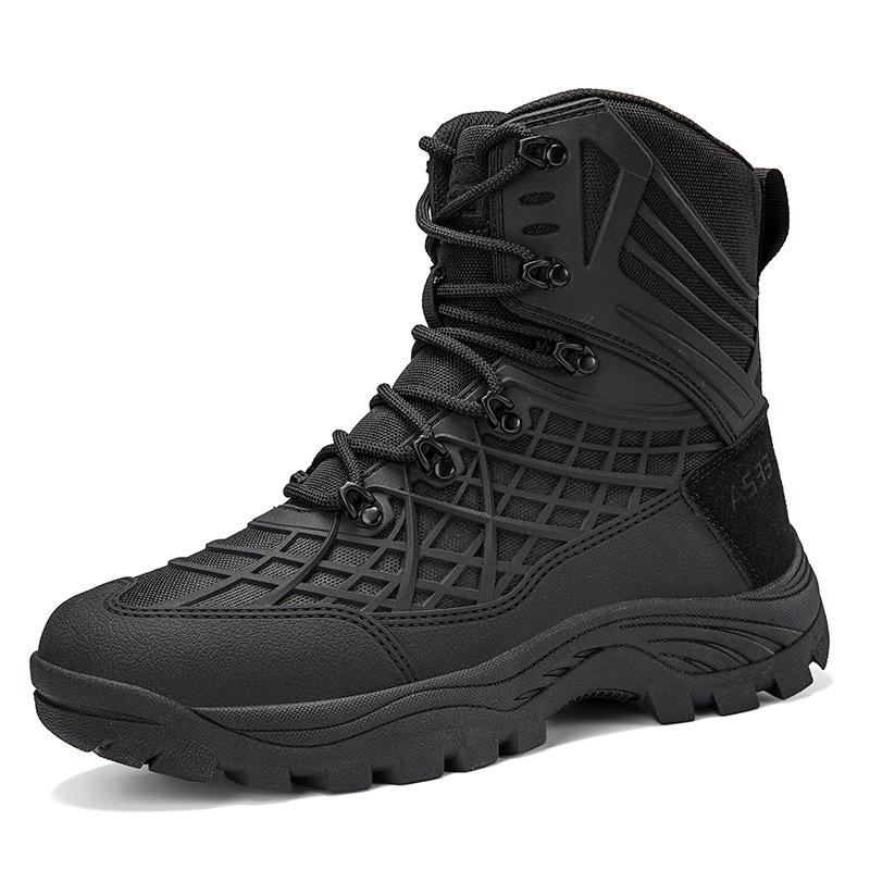 2025 tactical boots combat boots outdoor mountaineering medium and high-top military fans field special forces desert training shoes 47 чорний
2025 tactical boots combat boots outdoor mountaineering medium and high-top military fans field special forces desert training shoes 47 чорний