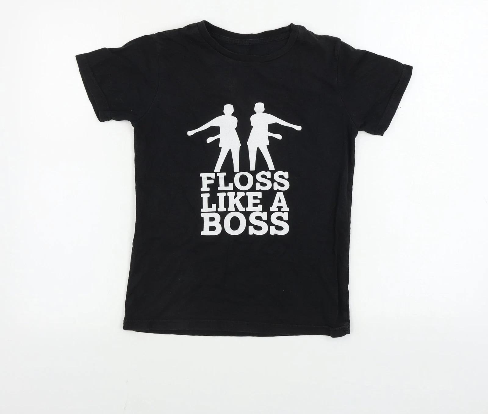 Boys Black Cotton blend T-Shirt Size 9-10 Years 160
Boys Black Cotton blend T-Shirt Size 9-10 Years 160
