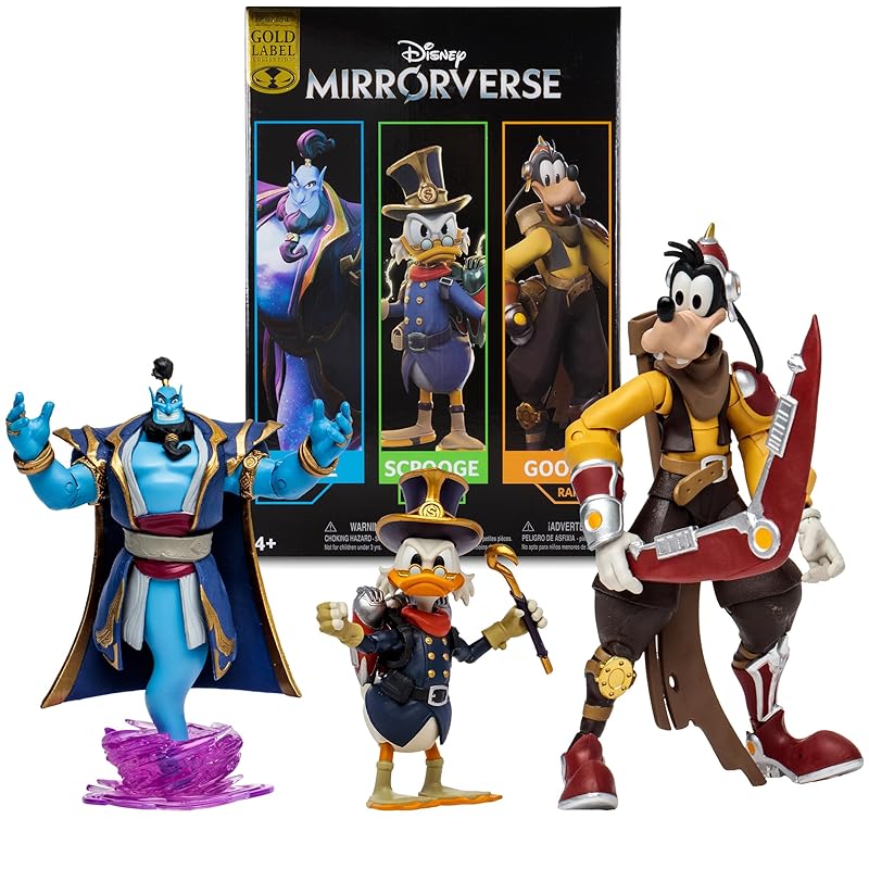 Игрушки McFarlane - disney mirrorverse Джинн 5 дюймов Скрудж Макдак 5 дюймов и Гуфи 7 дюймов фигурка 3 упаковки золотая этикетка эксклюзивно для Amazon
Игрушки McFarlane - disney mirrorverse Джинн 5 дюймов Скрудж Макдак 5 дюймов и Гуфи 7 дюймов фигурка 3 упаковки золотая этикетка эксклюзивно для Amazon