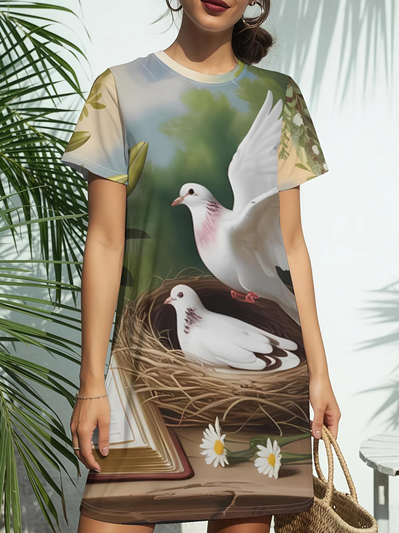 Women s Short Sleeve T-Shirt Dress - Crew Neck -Line Dress with T-Shirt Top ;. Casual Spring Summer Outfits. Versatile for Daily Wear. Dates. Birhd S дубильная кора
Women s Short Sleeve T-Shirt Dress - Crew Neck -Line Dress with T-Shirt Top ;. Casual Spring Summer Outfits. Versatile for Daily Wear. Dates. Birhd S дубильная кора