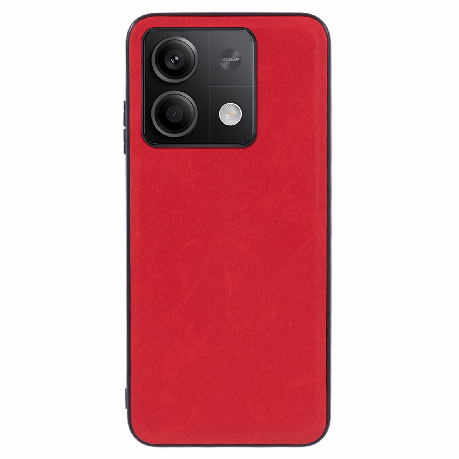 For Xiaomi Redmi Note 13 4G Shockproof Case Retro Texture PU+TPU+PC Phone Case Red
For Xiaomi Redmi Note 13 4G Shockproof Case Retro Texture PU+TPU+PC Phone Case Red