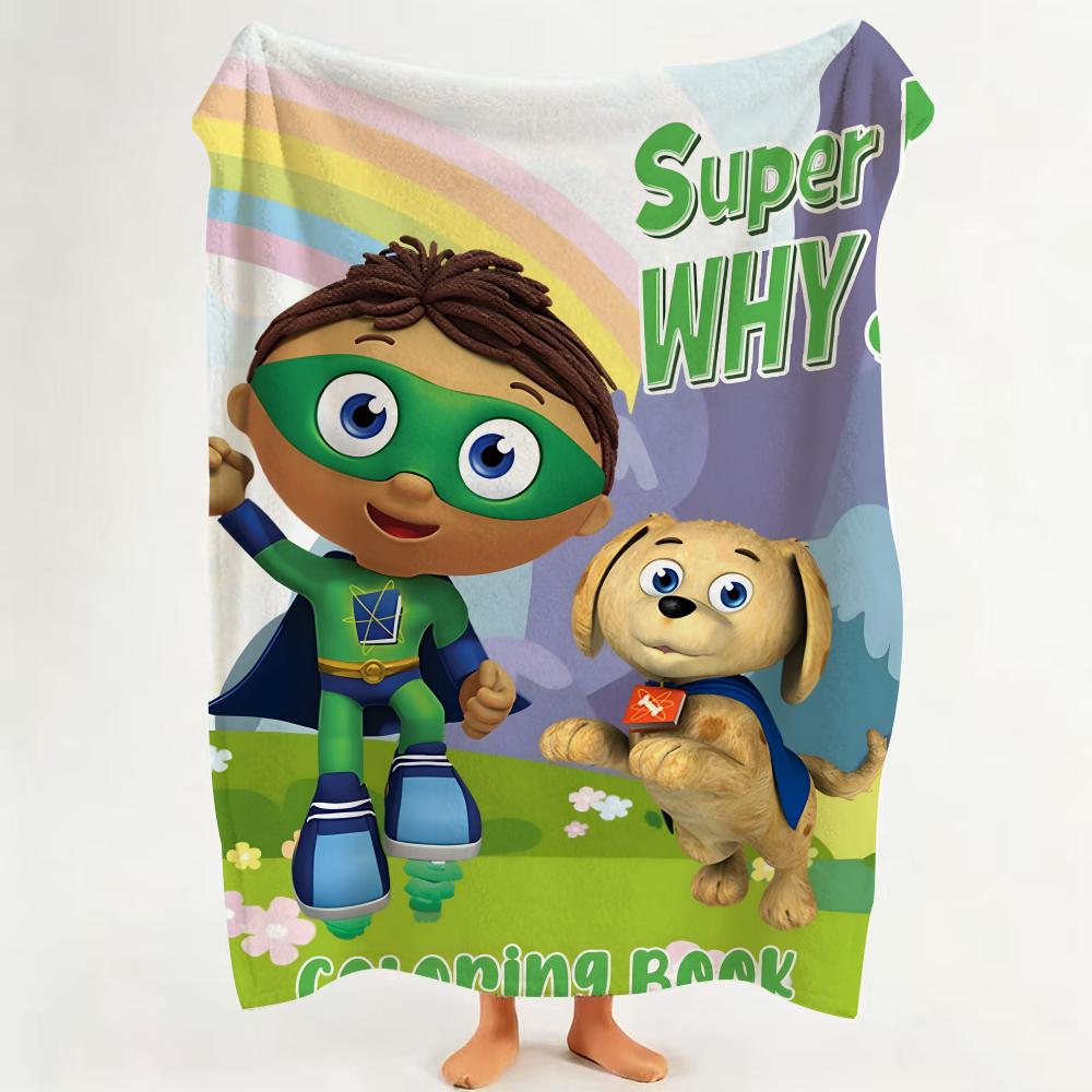 cartoon S Super W Why! Throw Flannel Throw Blanket Suitable for Sofa Living Room Bedroom 75cmx90cm
cartoon S Super W Why! Throw Flannel Throw Blanket Suitable for Sofa Living Room Bedroom 75cmx90cm