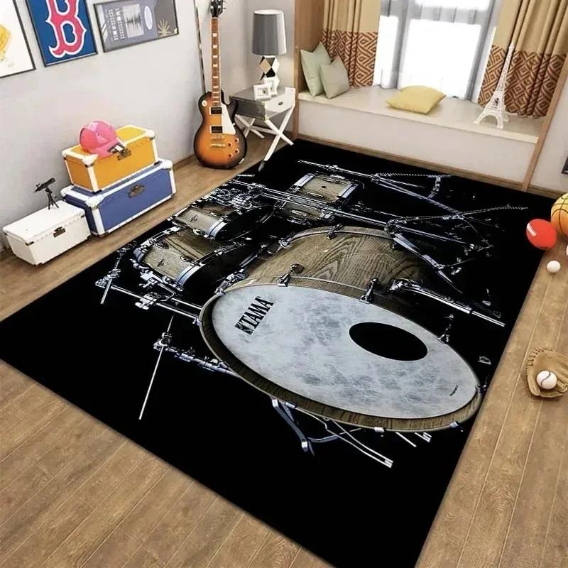 VIKAMA Drumbeat Pattern Printed Rug, Music-Themed Non-Slip Rug for Living Rooms and Bedrooms, Modern Decorative Floor Mat 40cmX60cm
VIKAMA Drumbeat Pattern Printed Rug, Music-Themed Non-Slip Rug for Living Rooms and Bedrooms, Modern Decorative Floor Mat 40cmX60cm