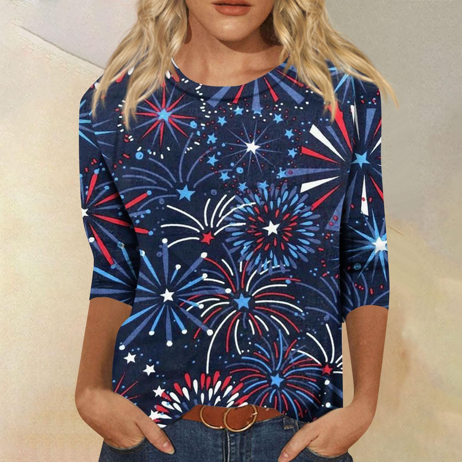 Рубашки с рукавом 3/4 для женщин, милые топы, футболки с рисунком, блузки, повседневные базовые топы больших размеров, пуловеры XL тёмно-синий
Рубашки с рукавом 3/4 для женщин, милые топы, футболки с рисунком, блузки, повседневные базовые топы больших размеров, пуловеры XL тёмно-синий