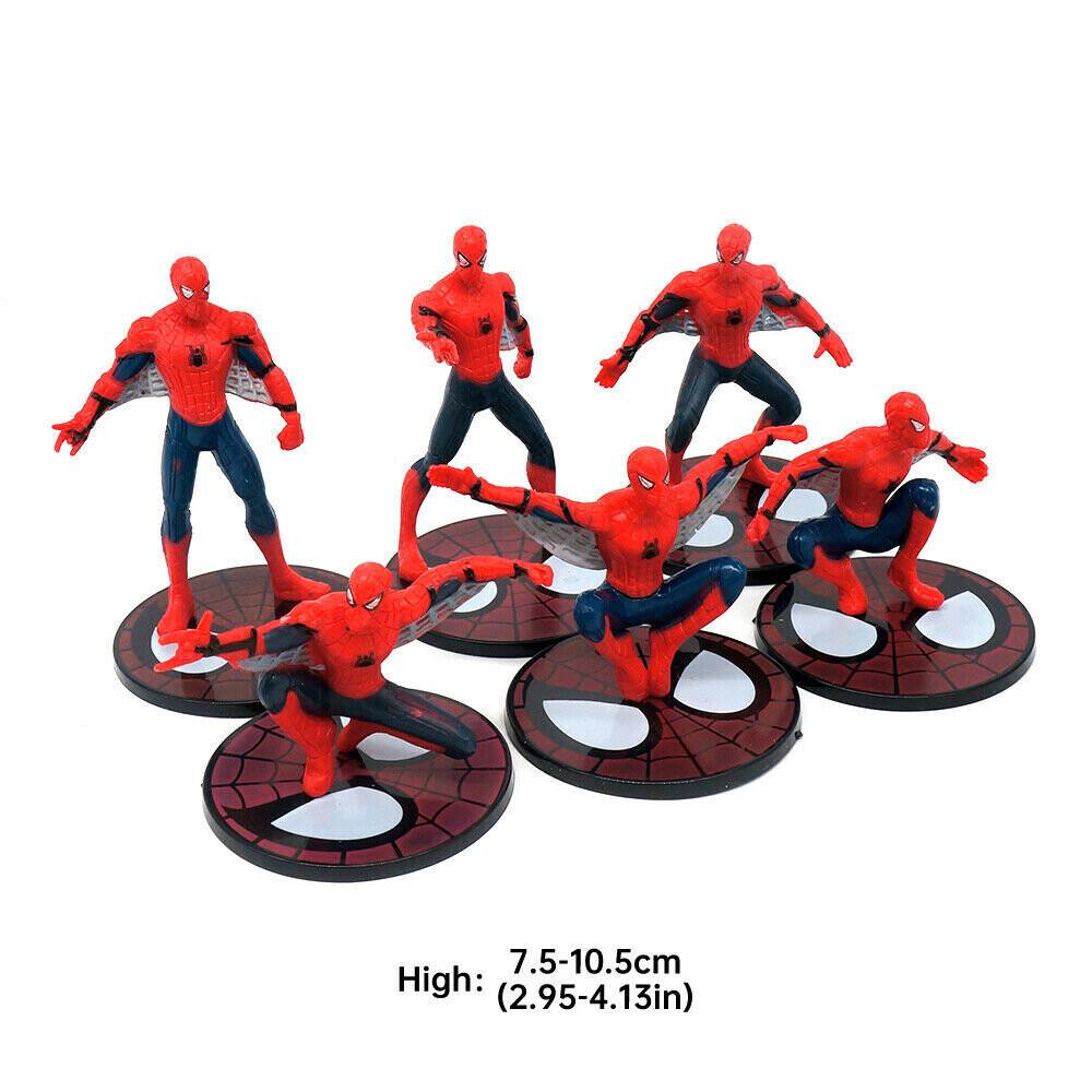 Spider-man Cake Decorative Figures Set Of 6 Heroic Resin Models 7-12cm Non-cartoon
Spider-man Cake Decorative Figures Set Of 6 Heroic Resin Models 7-12cm Non-cartoon