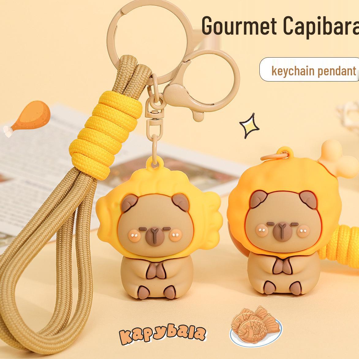 3D Брелок-капибара, мультяшная еда - Милый и изысканный кулон для пар Individually Packaged
3D Брелок-капибара, мультяшная еда - Милый и изысканный кулон для пар Individually Packaged