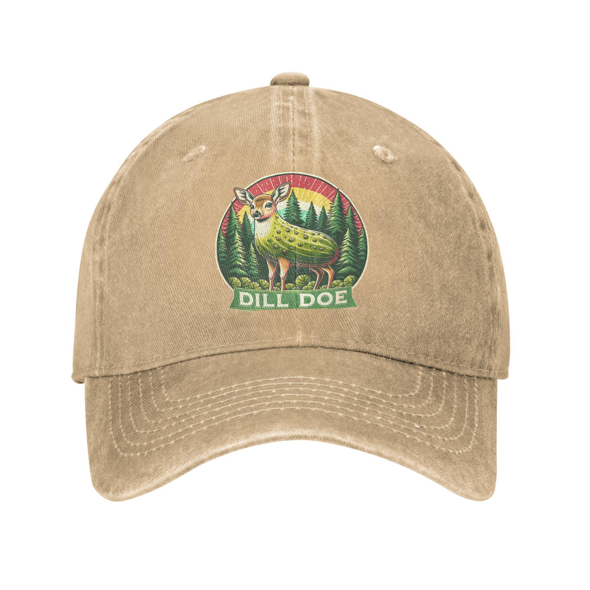 Dill Doe Funny Deer Pickle Redneck Nature Casual Baseball Cap Outdoor Hats Summer Sunscreen Unisex Men DIY Print Baseball Caps One Size
Dill Doe Funny Deer Pickle Redneck Nature Casual Baseball Cap Outdoor Hats Summer Sunscreen Unisex Men DIY Print Baseball Caps One Size