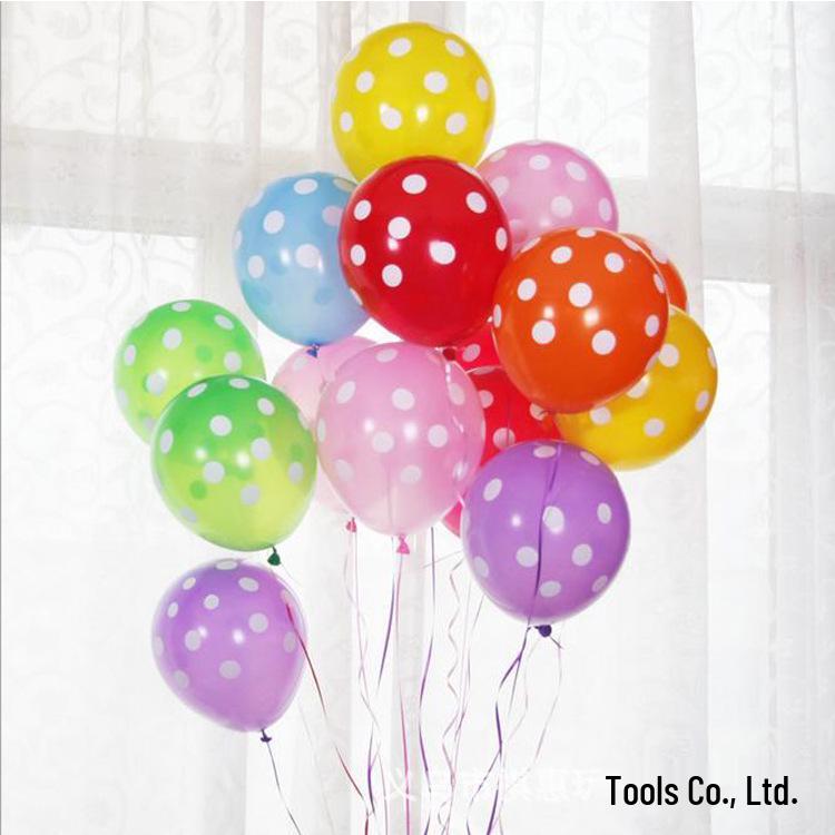 12-дюймовые латексные шары в горошек для дня рождения, свадьбы и празднования
12-дюймовые латексные шары в горошек для дня рождения, свадьбы и празднования