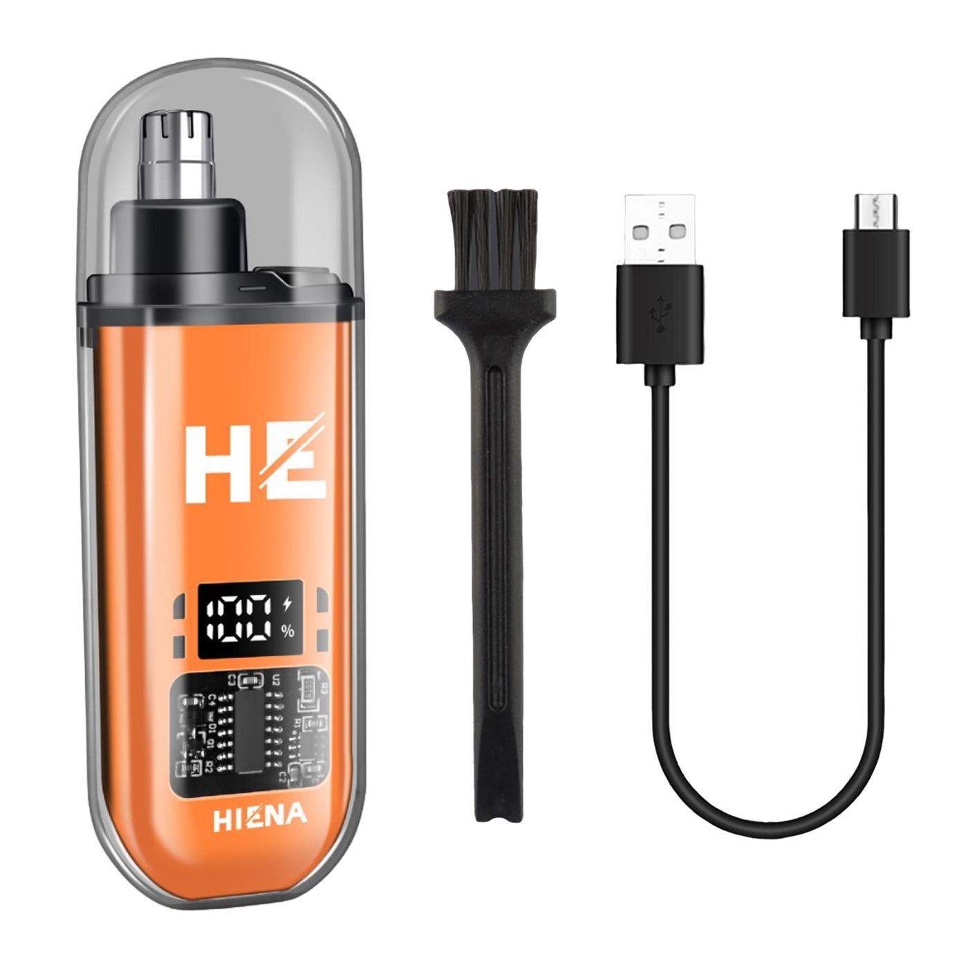 HIENA Электрический триммер для волос в носу 5В 1А Перезаряжаемый Мини Карманный Триммер Клиппер для бритья волос в носу, ушах, бровей Влажная и Сухая стрижка оранжевый
HIENA Электрический триммер для волос в носу 5В 1А Перезаряжаемый Мини Карманный Триммер Клиппер для бритья волос в носу, ушах, бровей Влажная и Сухая стрижка оранжевый