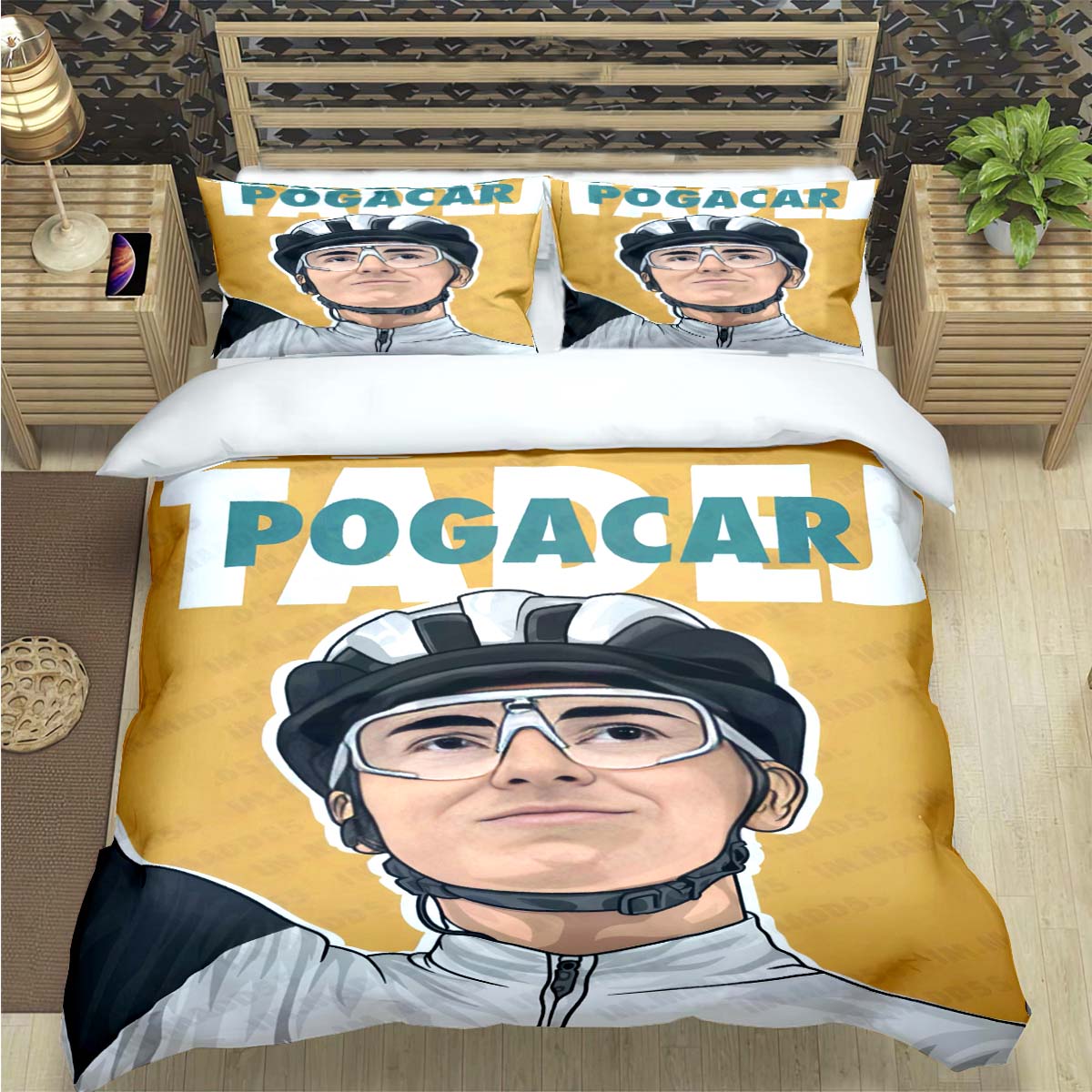 Fashion Mountain Biking Ttadej Pogacar Print Bedding Sets Bed Supplies Set Duvet Cover Bed Comforter Set Bedding Set Luxury Gift EU Single(135*200cm)3pcs
Fashion Mountain Biking Ttadej Pogacar Print Bedding Sets Bed Supplies Set Duvet Cover Bed Comforter Set Bedding Set Luxury Gift EU Single(135*200cm)3pcs