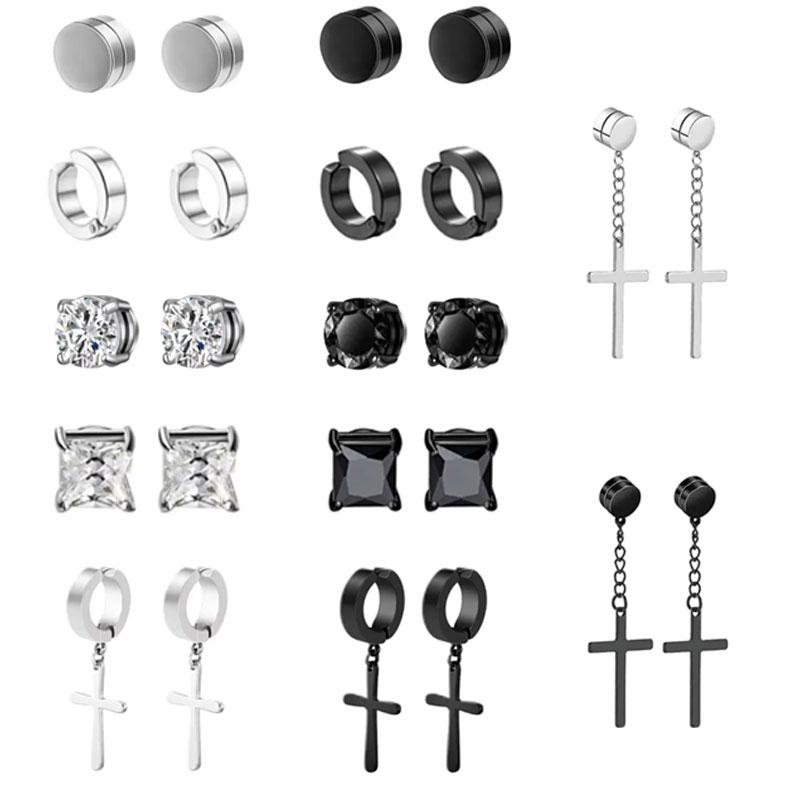 1-12 Pair Fashion Magnetic Clip Ear Stud Non Piercing Earrings Fake Earrings Gift for Men Women Jewelry
1-12 Pair Fashion Magnetic Clip Ear Stud Non Piercing Earrings Fake Earrings Gift for Men Women Jewelry