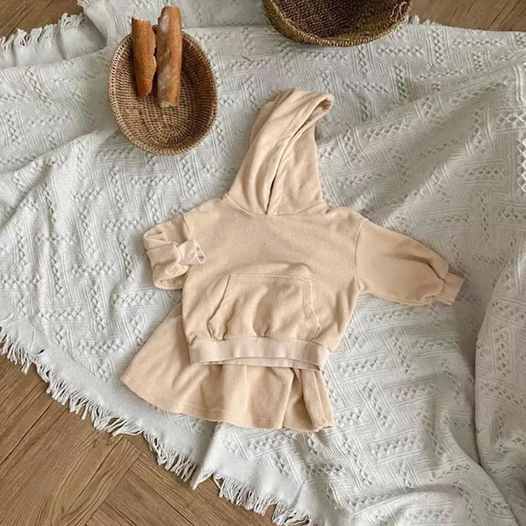 Korean Style Girls Velvet Hooded Top & Skirt Set - Autumn Collection 90 cm
Korean Style Girls Velvet Hooded Top & Skirt Set - Autumn Collection 90 cm