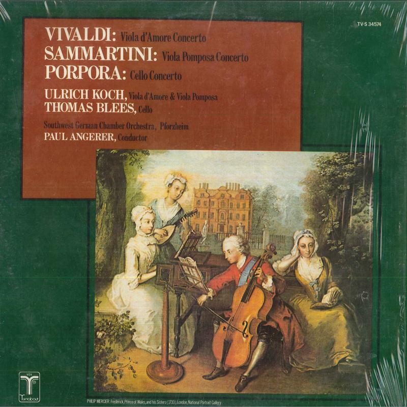 LP Record PAUL ANGERER SOUTHWEST GERMAN CHAM Viole DAmore Concerto Viola Pomp TVS34574 TURNABOUT US Classical Used
LP Record PAUL ANGERER SOUTHWEST GERMAN CHAM Viole DAmore Concerto Viola Pomp TVS34574 TURNABOUT US Classical Used