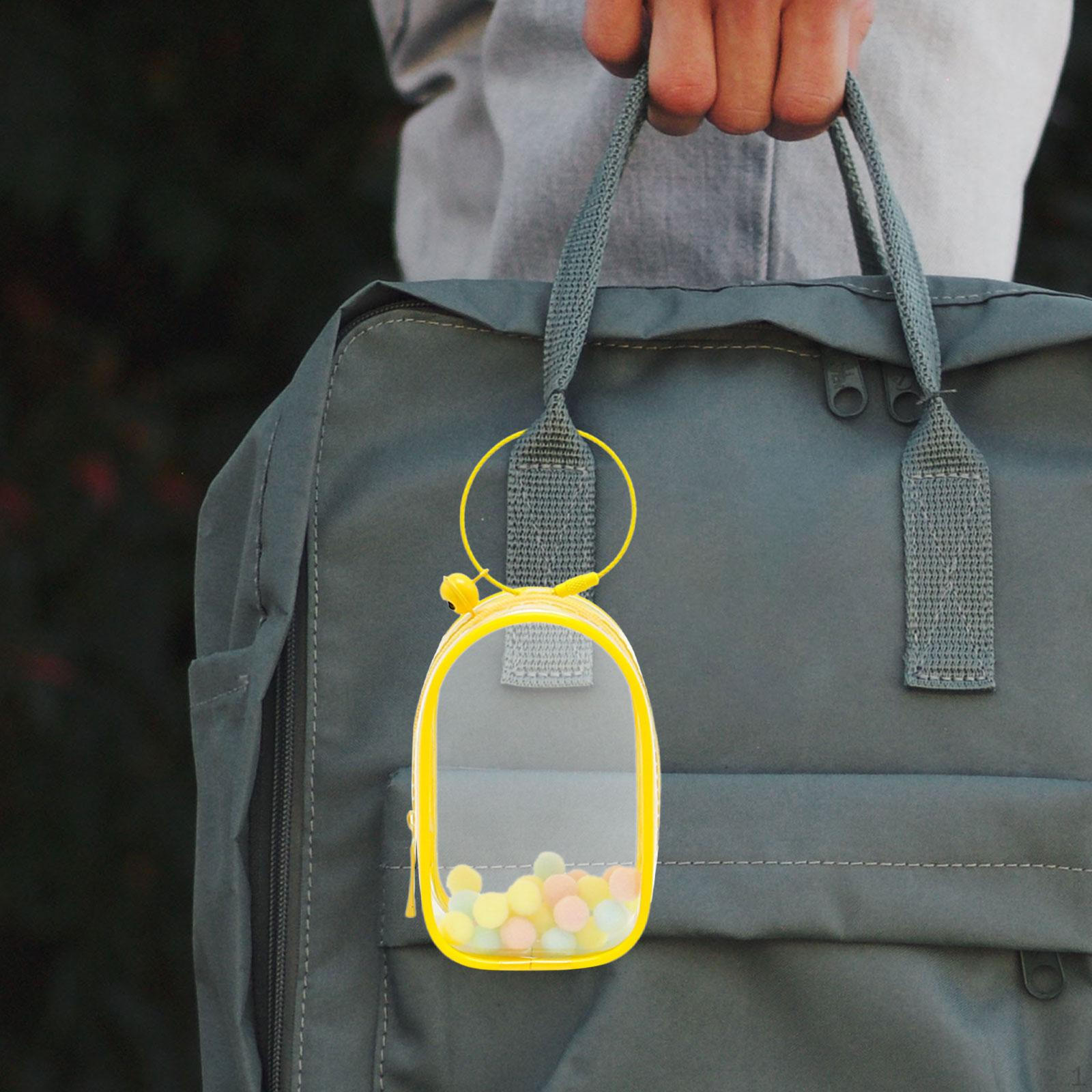 Прозрачная сумка для показа фигур, мини-сумка для куклы, украшение для рюкзака жёлтый
Прозрачная сумка для показа фигур, мини-сумка для куклы, украшение для рюкзака жёлтый
