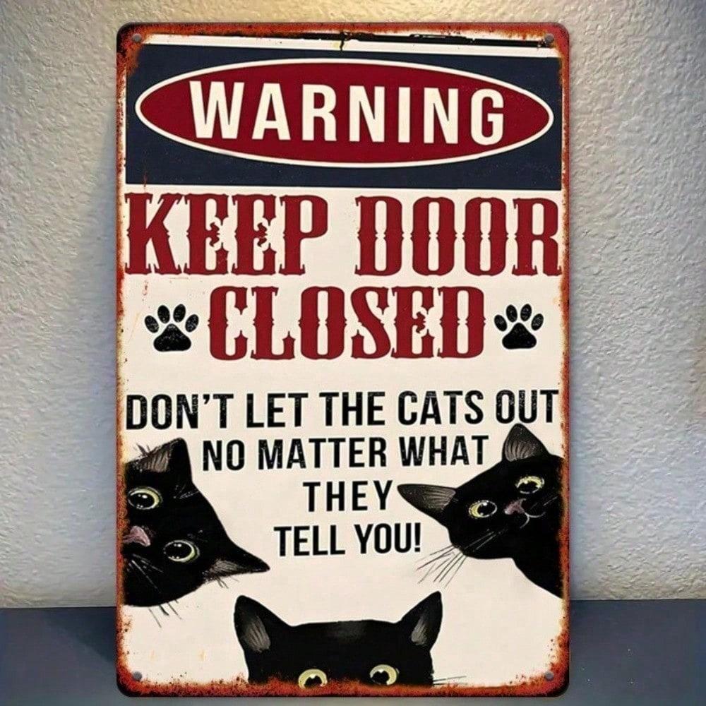 Vintage Black Cat Metal Sign 8x12 Inch Retro Tin Wall Decor for Home Bar Garage різнокольоровий
Vintage Black Cat Metal Sign 8x12 Inch Retro Tin Wall Decor for Home Bar Garage різнокольоровий