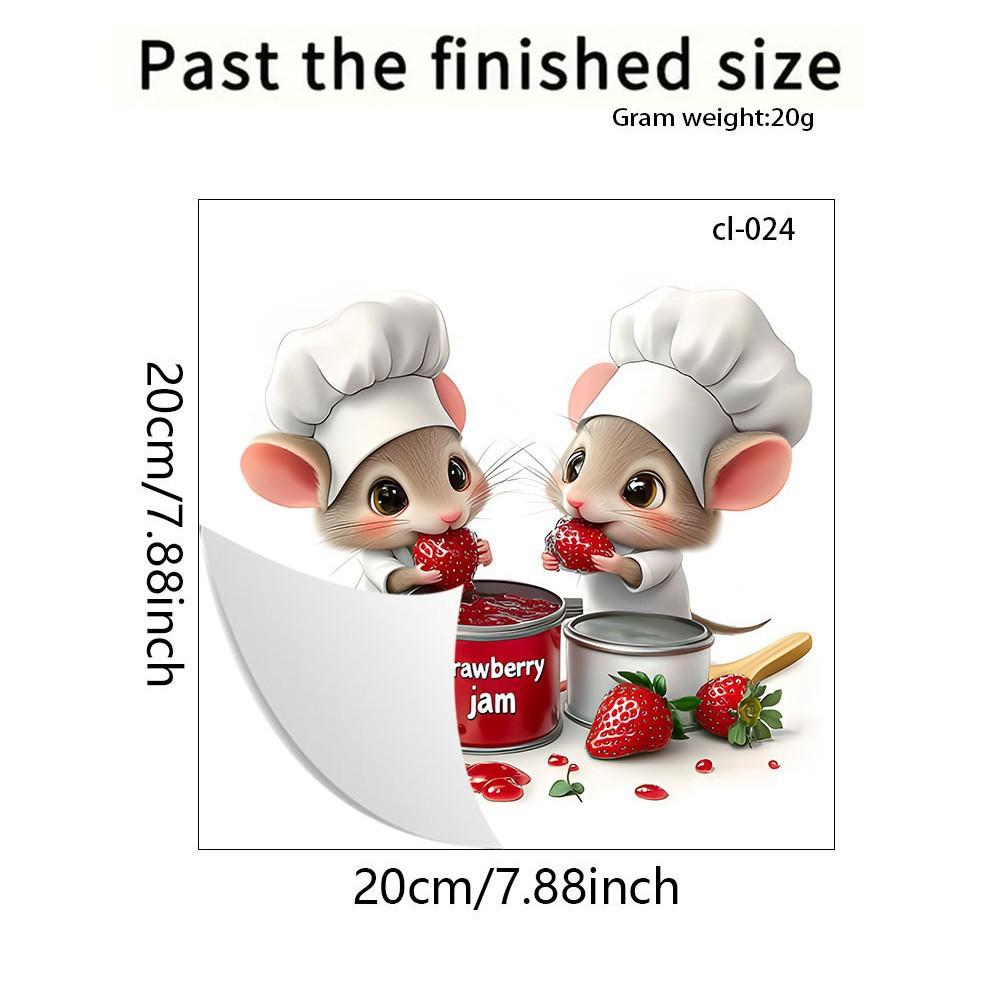 Cute Eating Strawberry Mouse Wall Sticker Wall Decoration Restaurant Wall Sticker Home Decoration Self Adhesive Pvc Waterproof Wallpaper
Cute Eating Strawberry Mouse Wall Sticker Wall Decoration Restaurant Wall Sticker Home Decoration Self Adhesive Pvc Waterproof Wallpaper