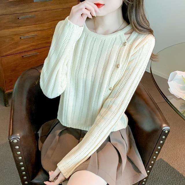 Свитер женский пуловер тонкий вязаный корейский вариант свободный крючком полый джемпер повседневный топ S
Свитер женский пуловер тонкий вязаный корейский вариант свободный крючком полый джемпер повседневный топ S